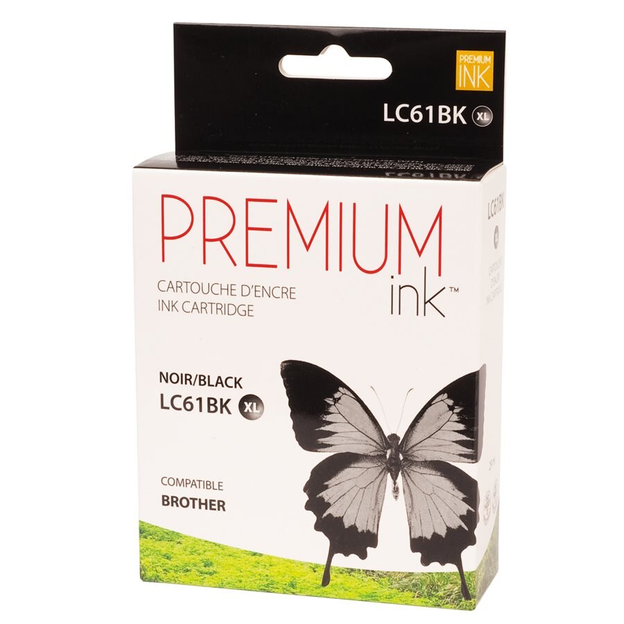 Brother LC61XL Alternative Pigment Black Premium Ink